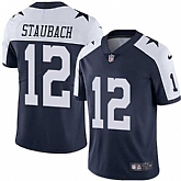 Nike Dallas Cowboys #12 Roger Staubach Navy Blue Thanksgiving NFL Vapor Untouchable Limited Throwback Jersey,baseball caps,new era cap wholesale,wholesale hats